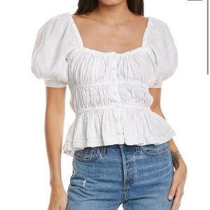 Ulla Johnson linen top size 0